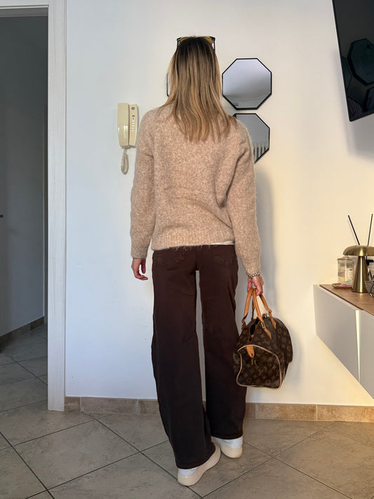 Jeans ovetto brown