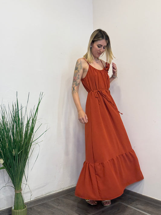 Abito con fiore