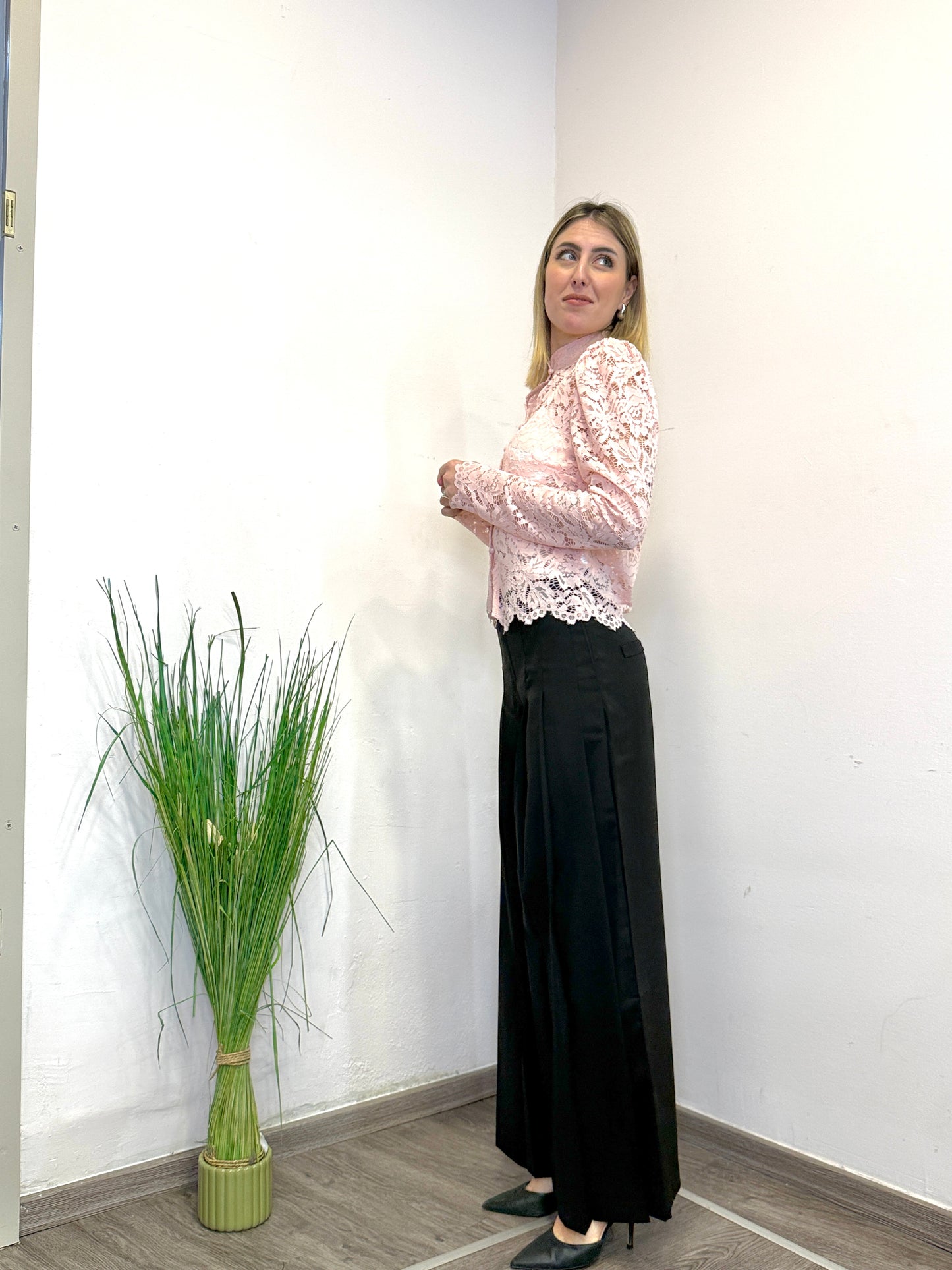 Camicia pizzo coreana