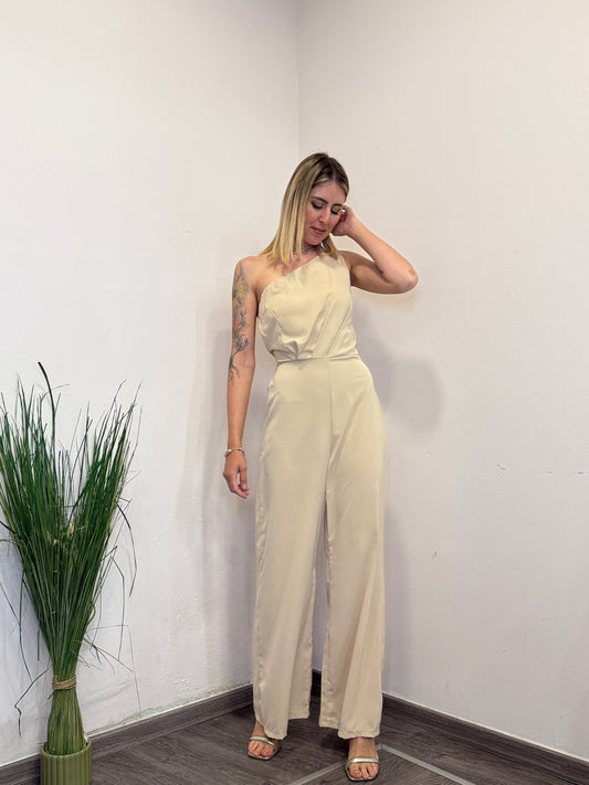 Tuta palazzo con cintura