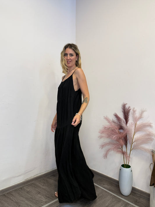 Abito viscosa Nero