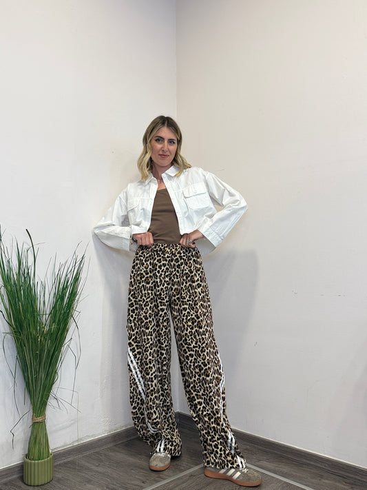 Pantaloni balloon bande animalier new