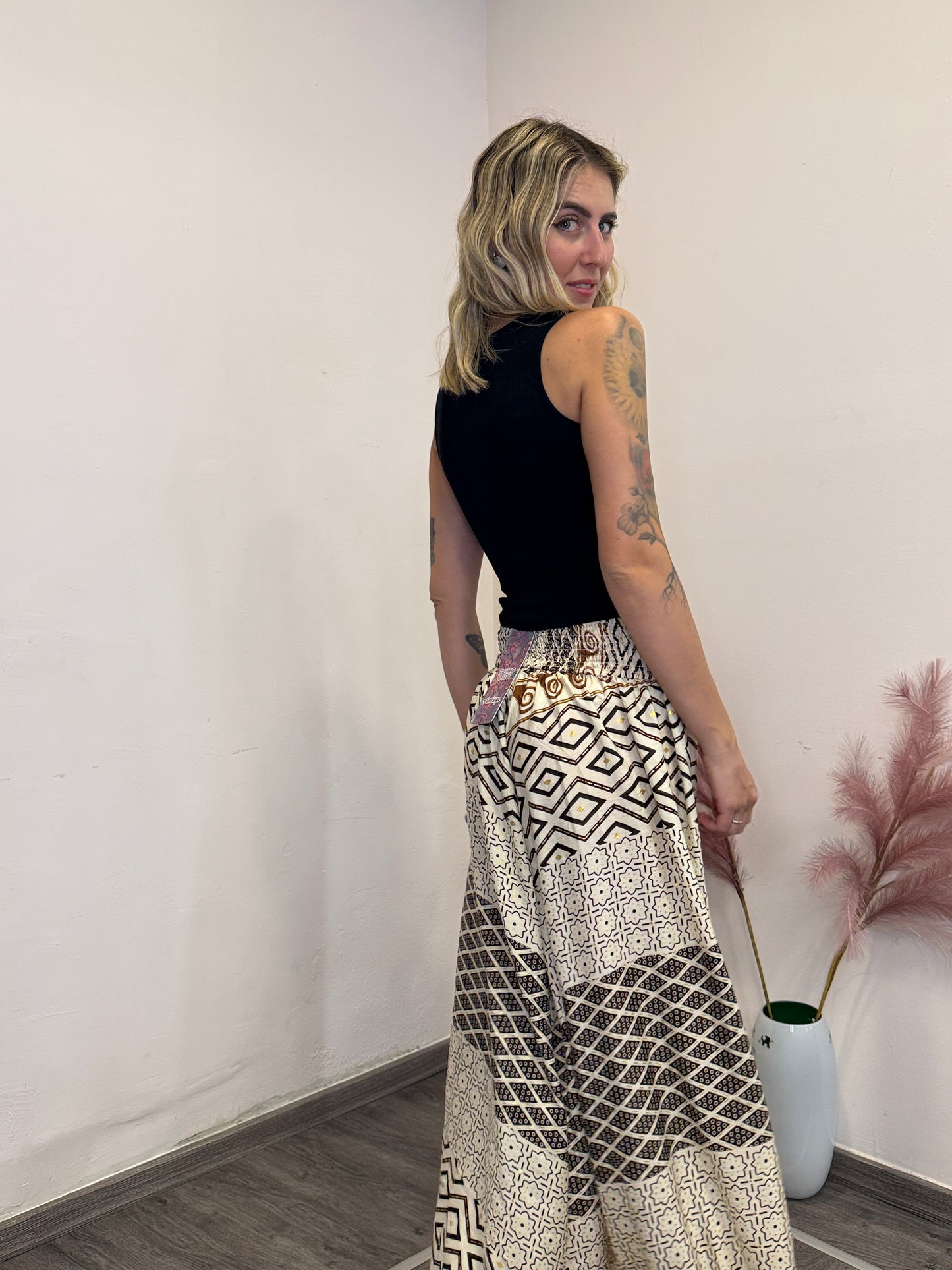 Pantaloni ibiza seta