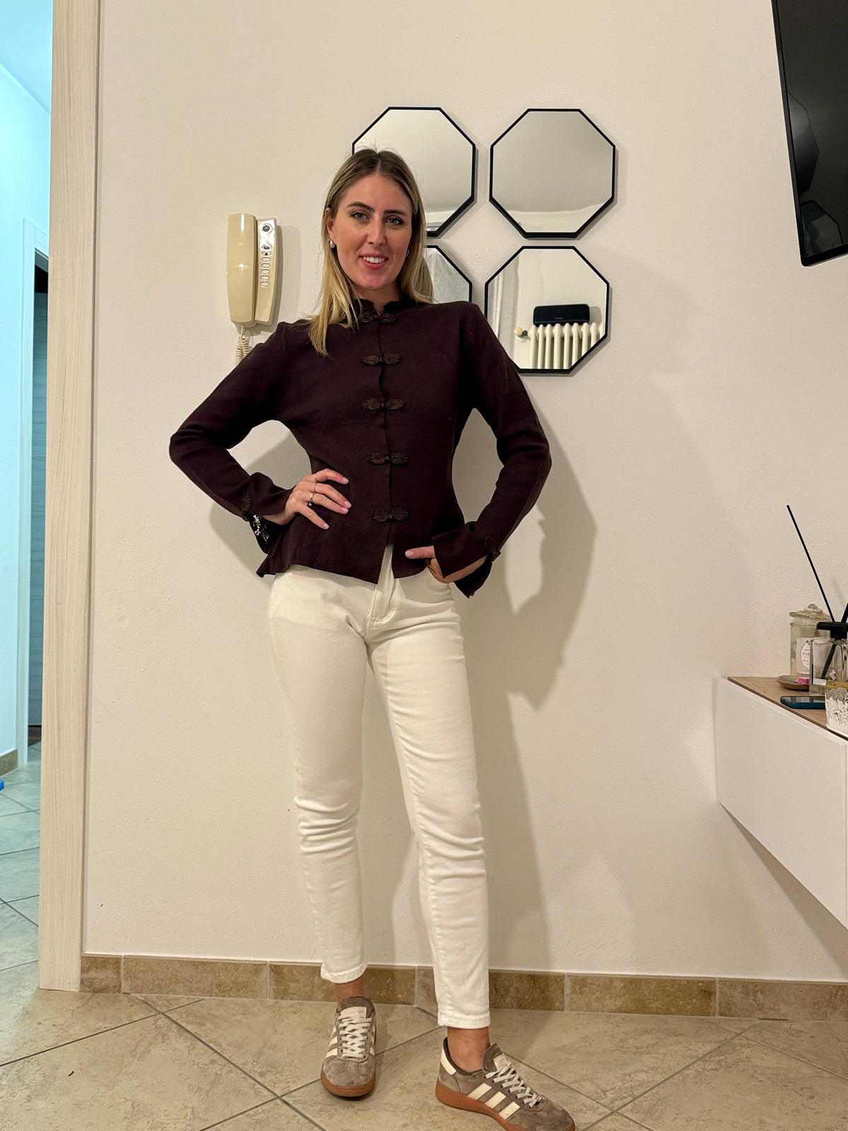 Jeans skinny white