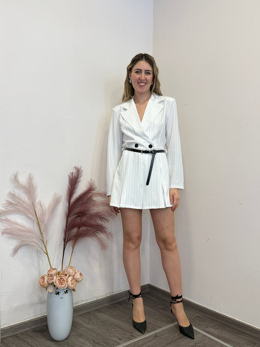 Tutina giacca gessata tgg360