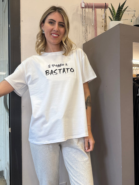 T-shirt IL PEGGIO è BASTATO
