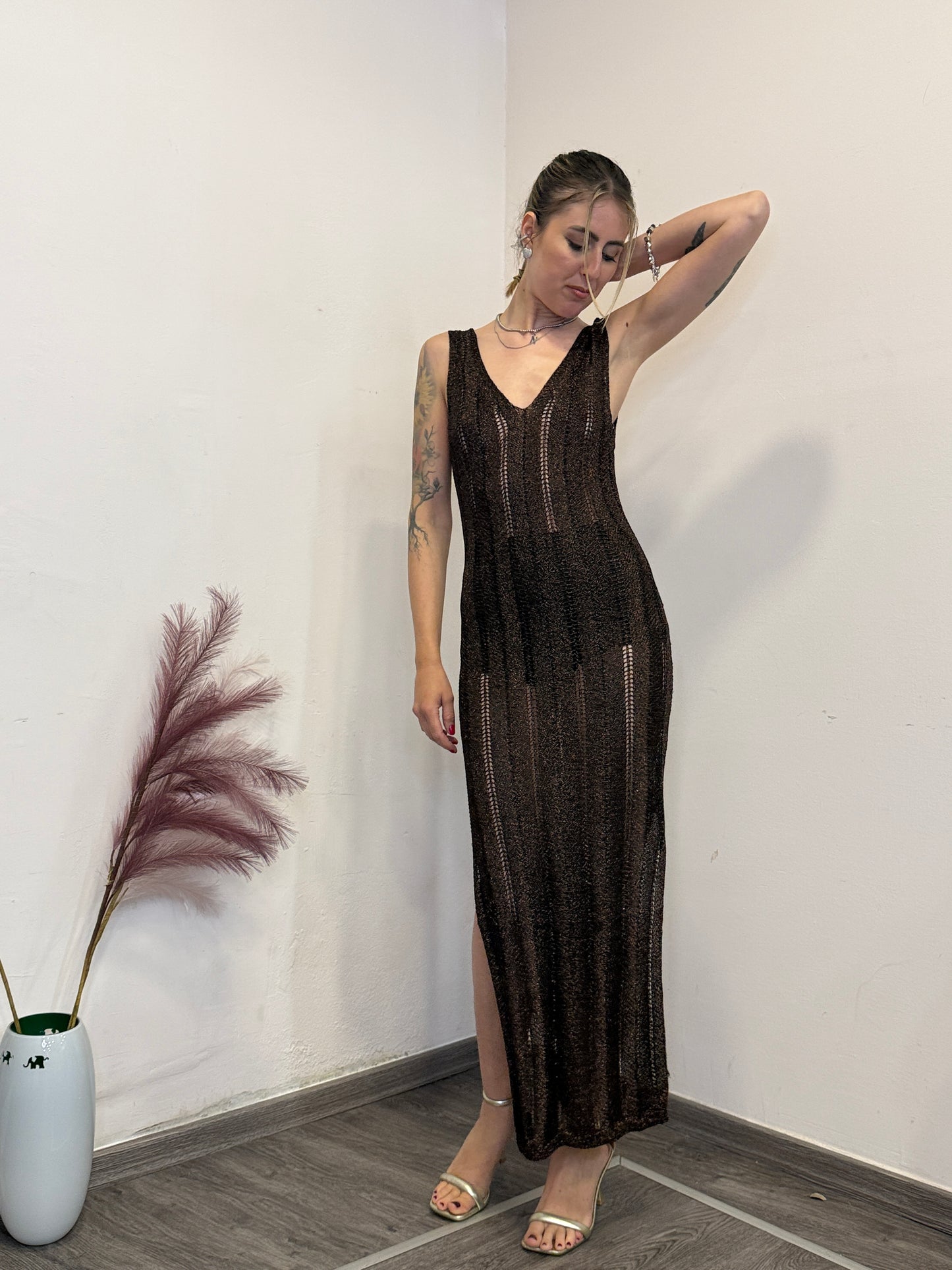 Abito rete lurex