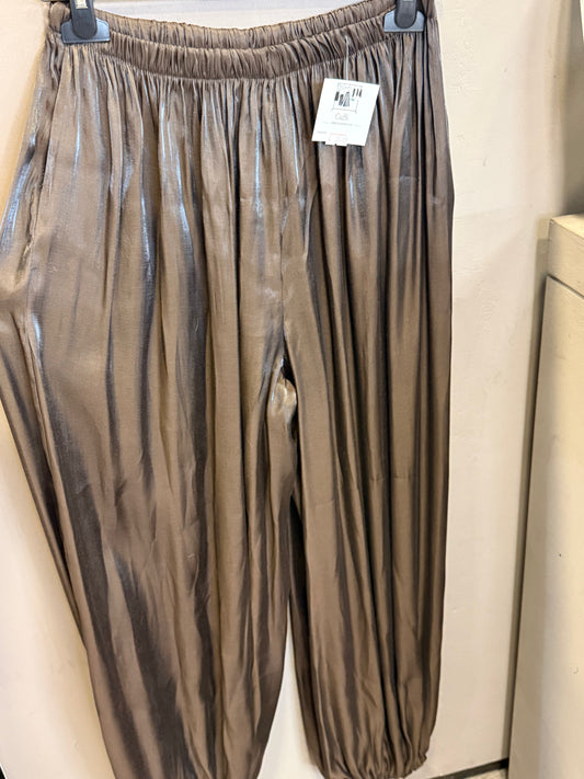 Pantaloni balloon raso