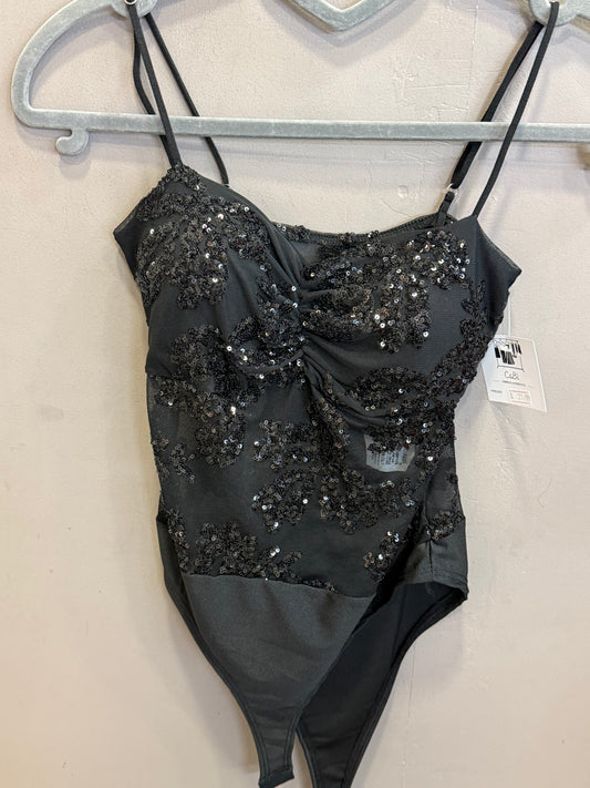 Body con dettagli paillettes bp88