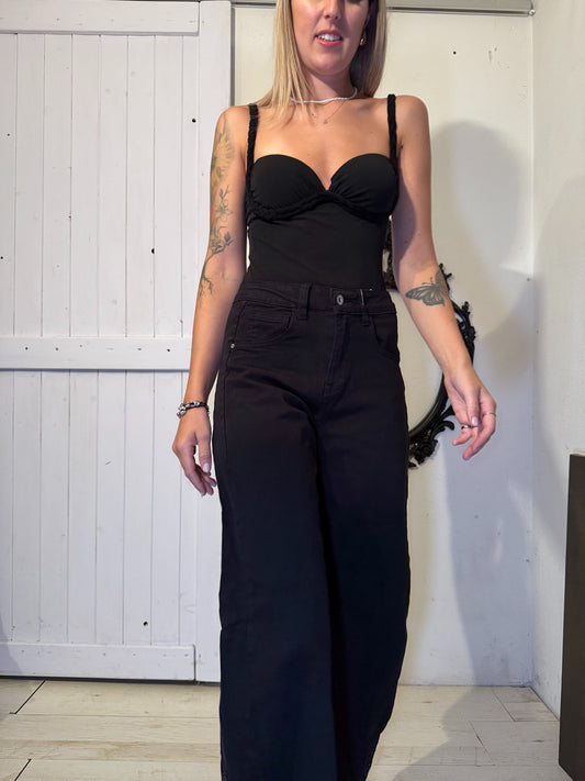 Body con spallina trecciata