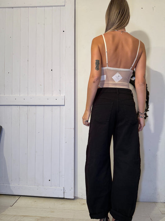 Body pizzo champagne