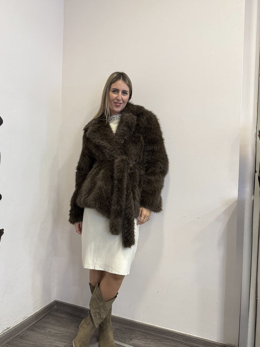 Eco fur cioccolato F03