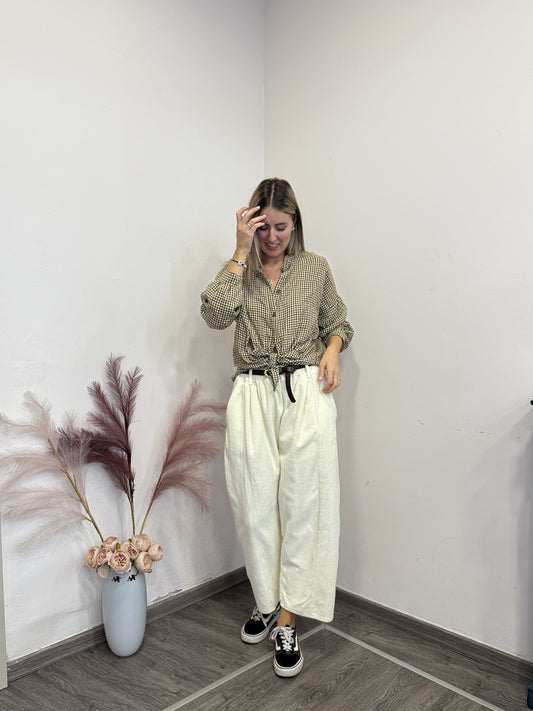 Camicia check coreana