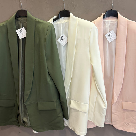 Giacca con spalline over