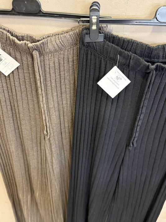 Pantaloni viscosa coste