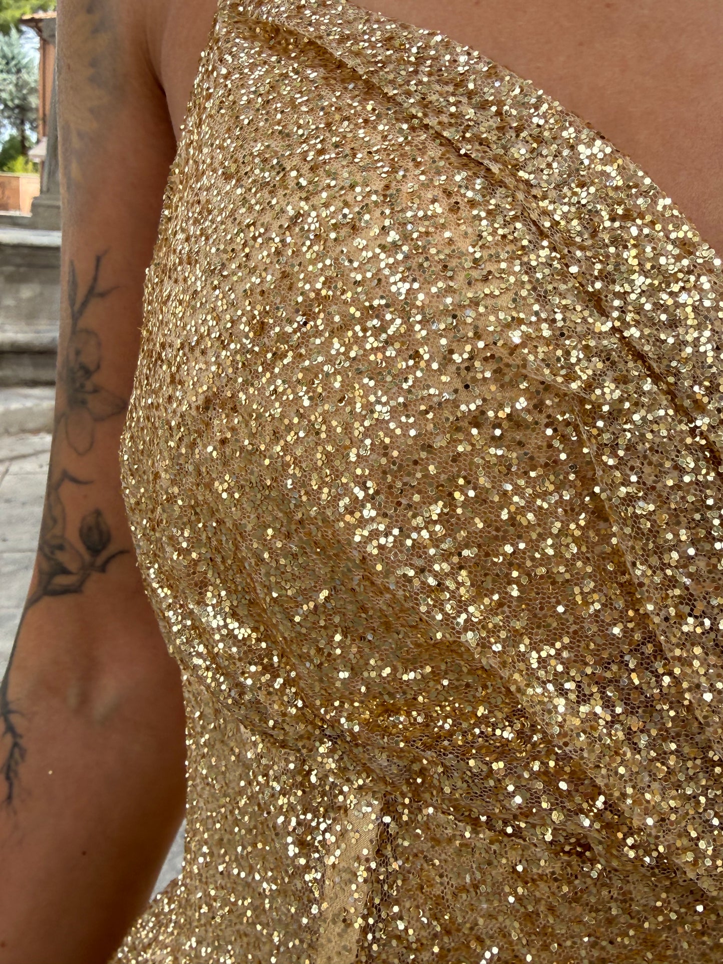 Abito Cerimonia gold
