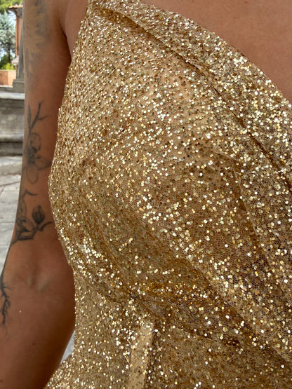 Abito Cerimonia gold