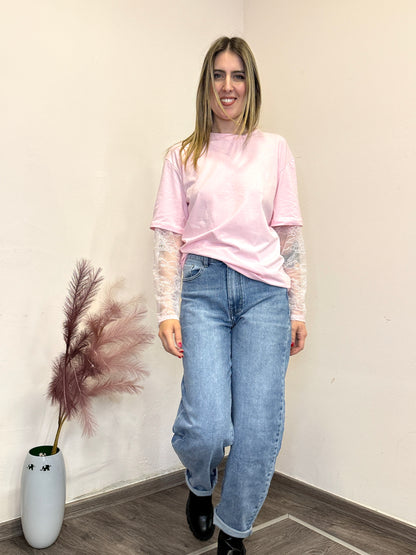 T-shirt pizzo