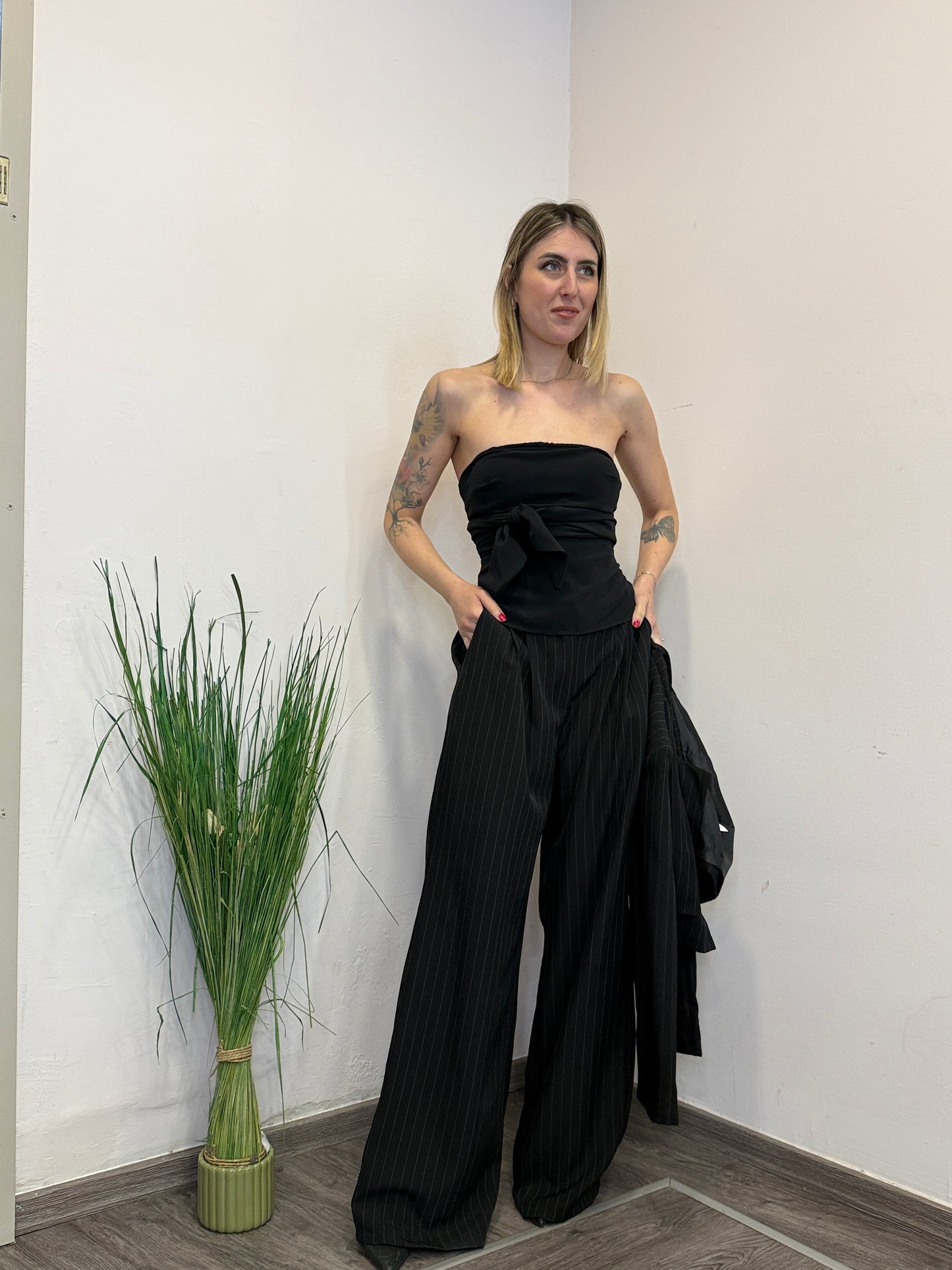 Top fascia con laccio