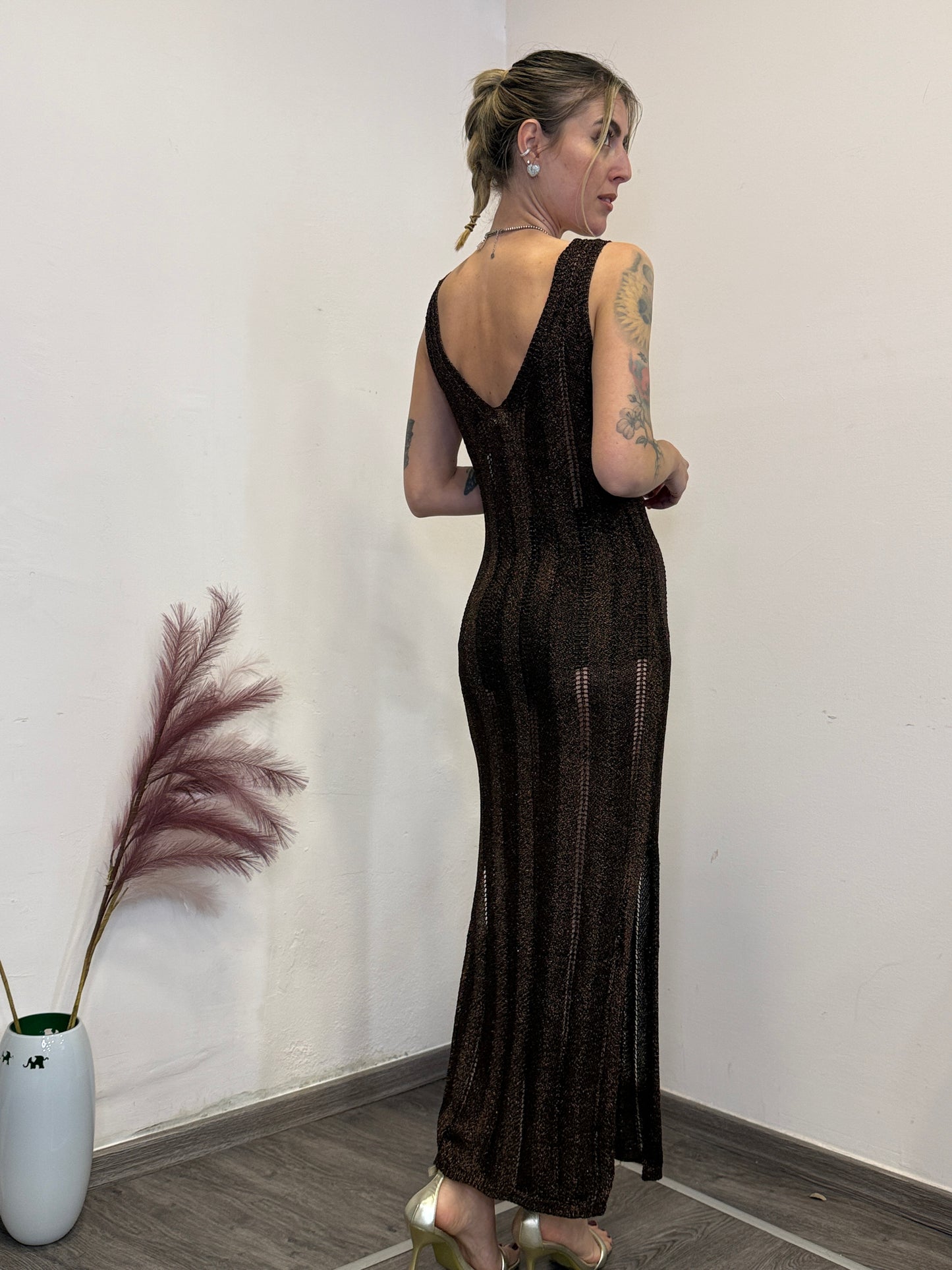 Abito rete lurex