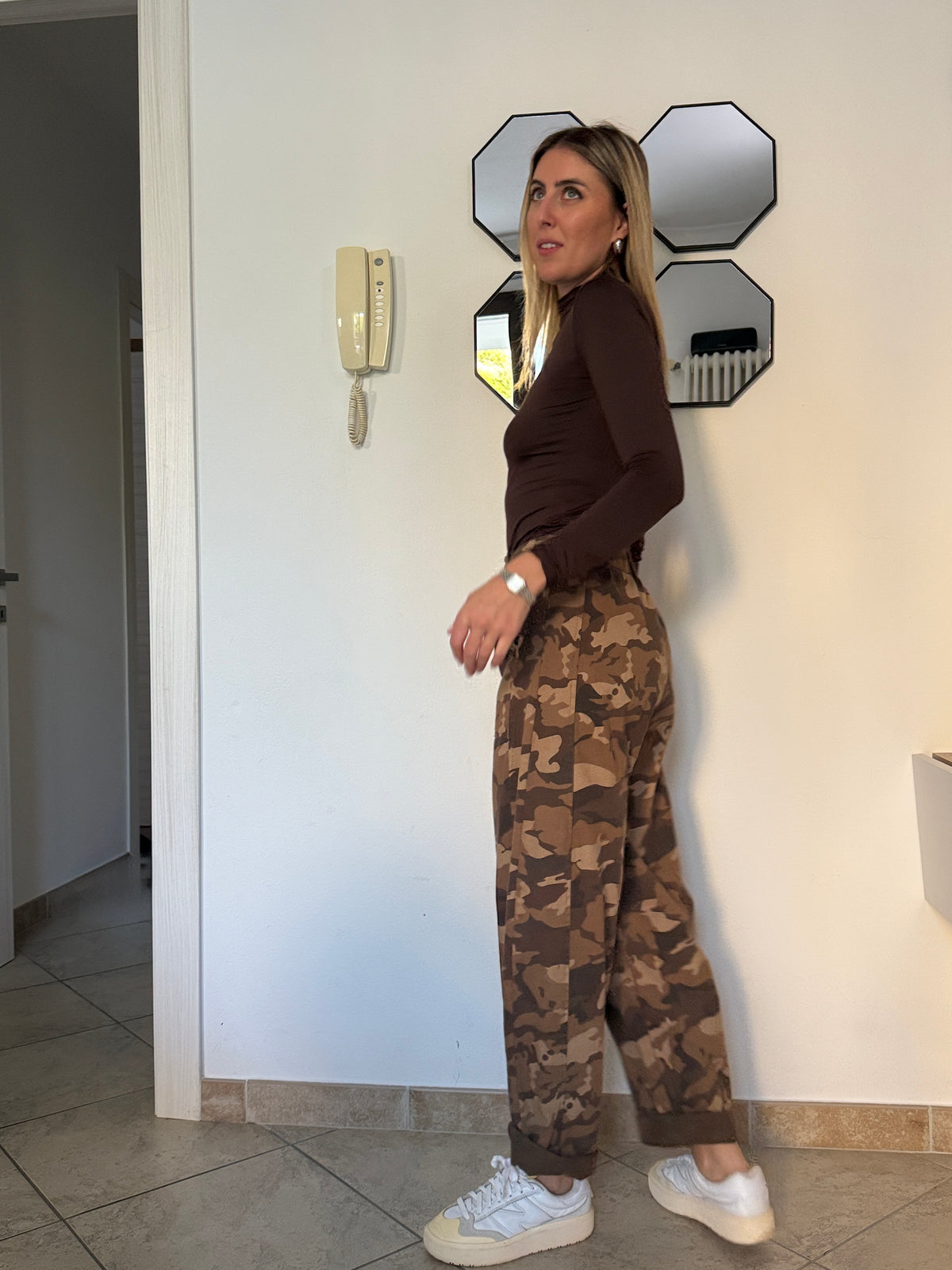 Pantaloni mimetici ovetto