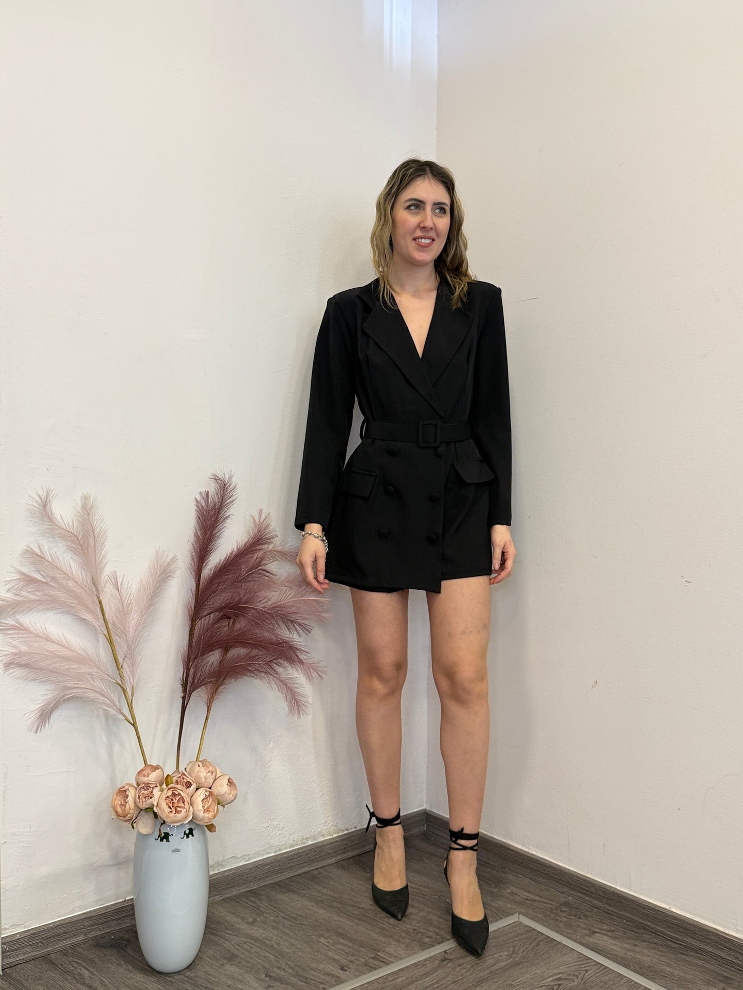 Tutina giacca con cintura