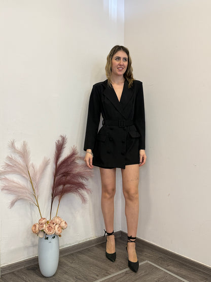 Tutina giacca con cintura