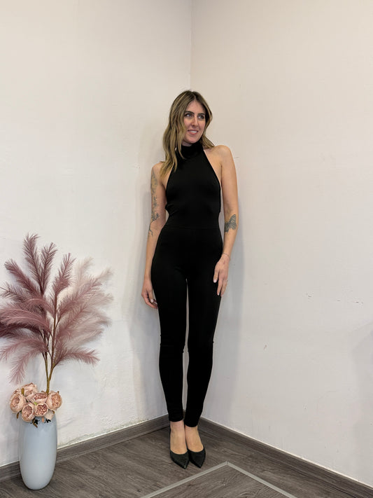 Tuta shciena nuda gamba stretta