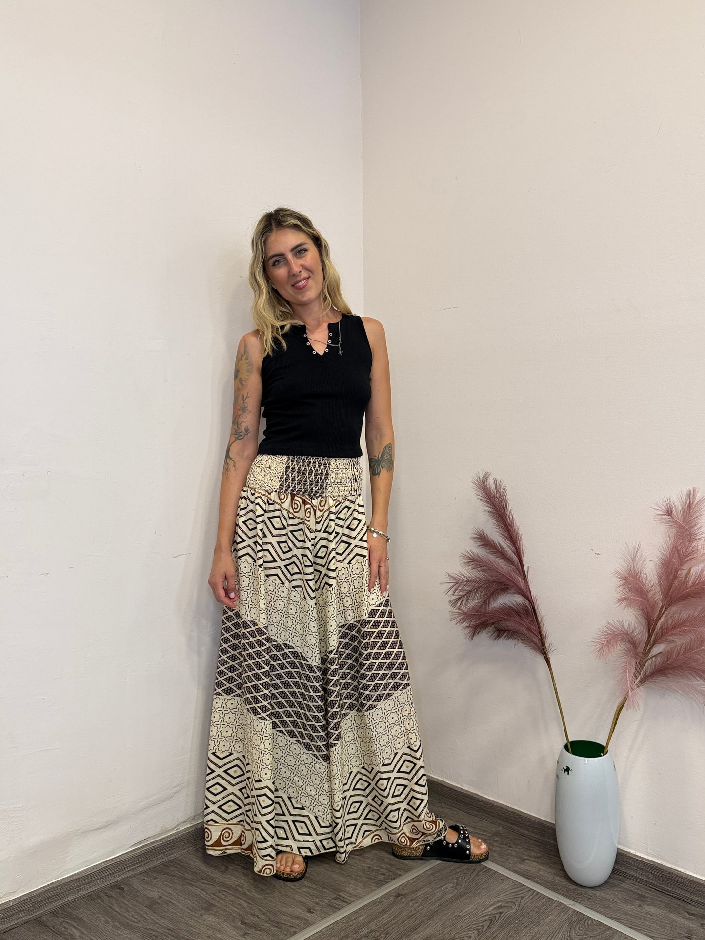 Pantaloni ibiza seta