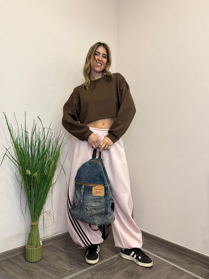 Pantaloni tuta balloon bande