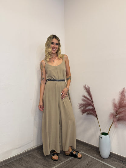 Jumpsuit camel