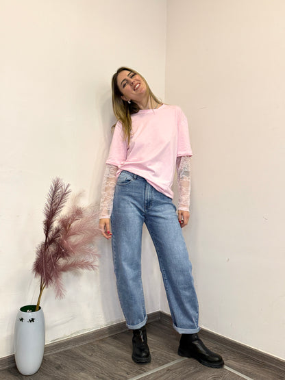 T-shirt pizzo