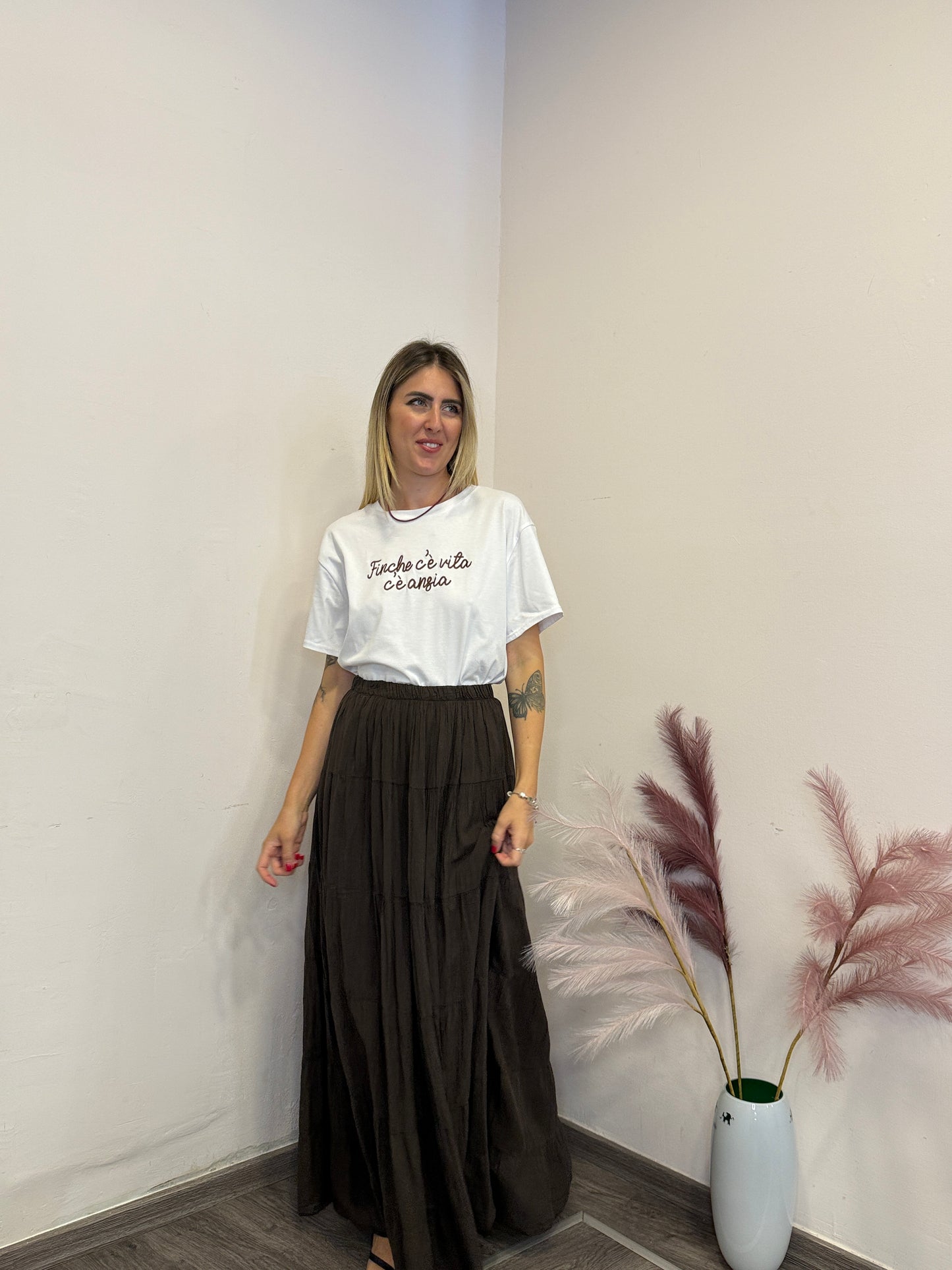 T-shirt “finché c’è vita c’è ansia”