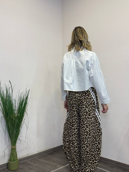 Giacchino crop bianco