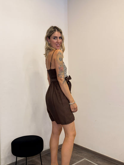 Tutina cioccolato con disegno