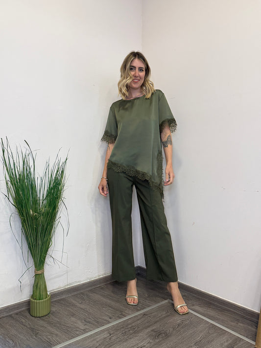 Blusa con pizzo cp527