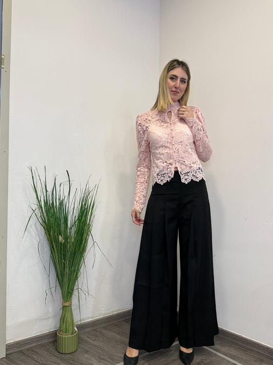 Pantaloni eleganti nero taschina