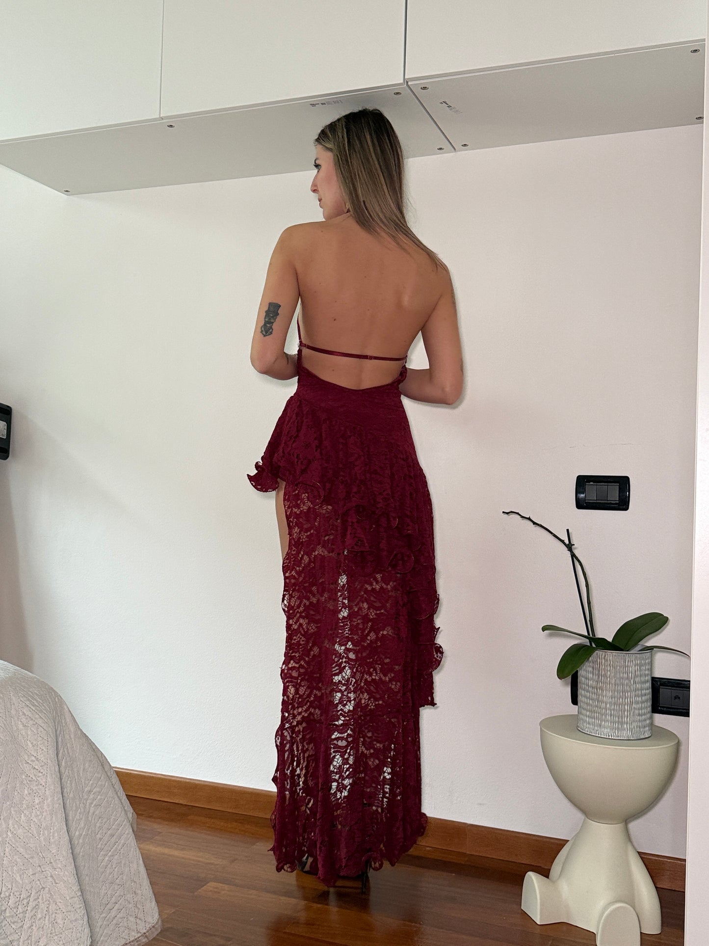 Abito Serena bordeaux