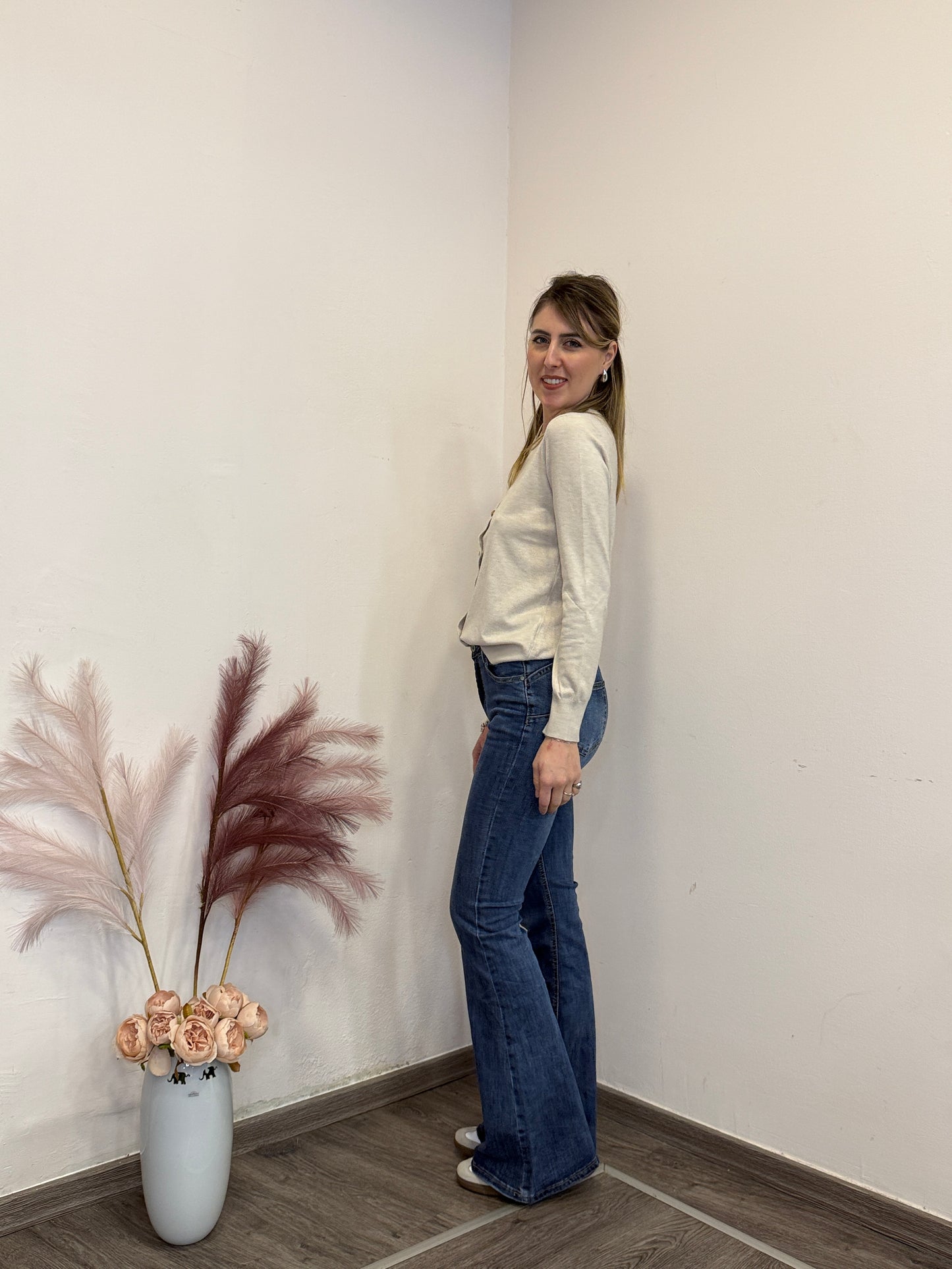 Jeans zampa blue