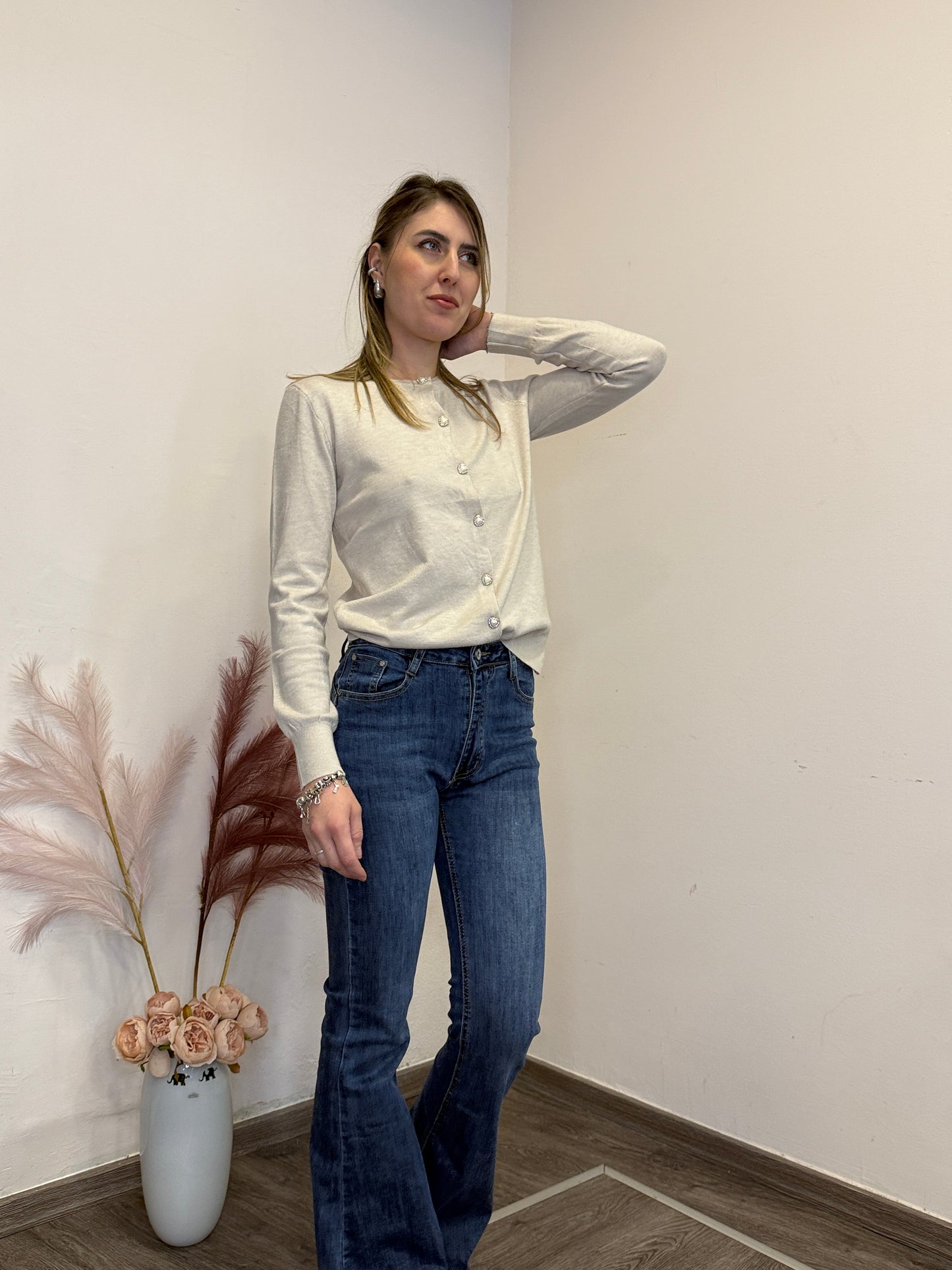 Jeans zampa blue