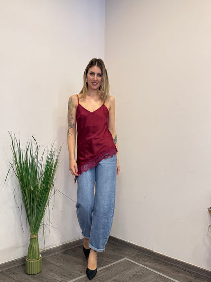 Canotta asimmetrica pizzo