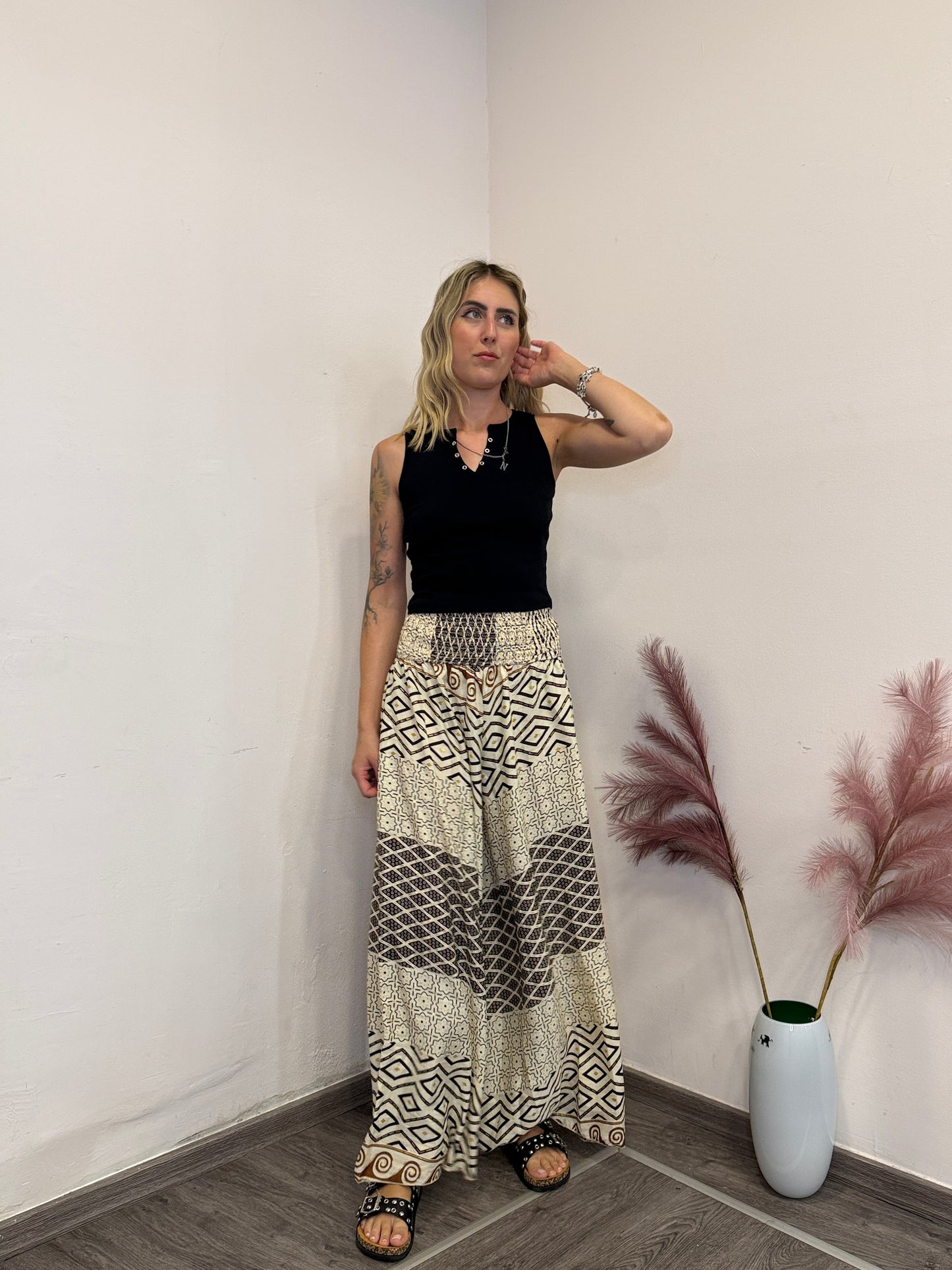Pantaloni ibiza seta