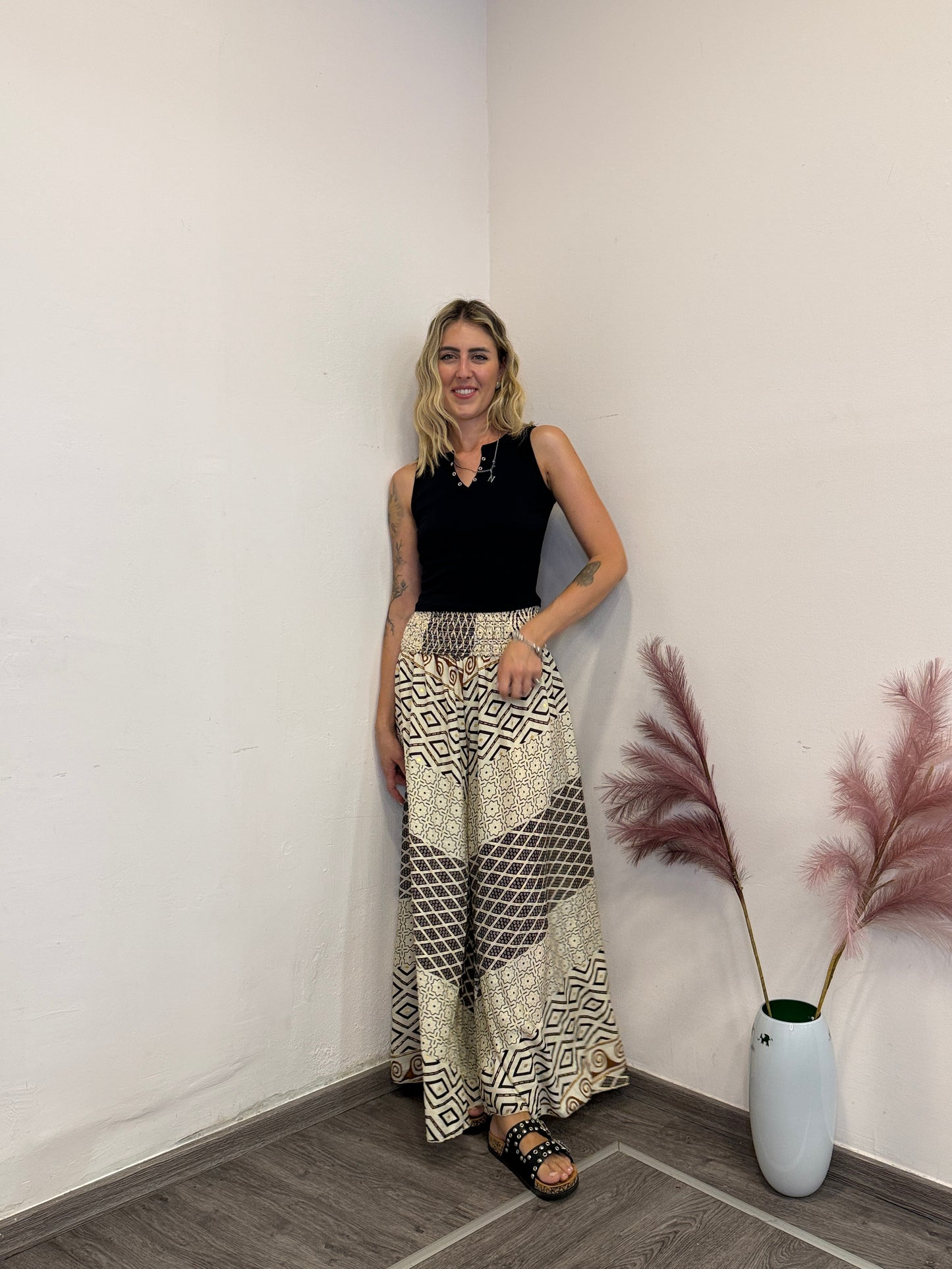 Pantaloni ibiza seta