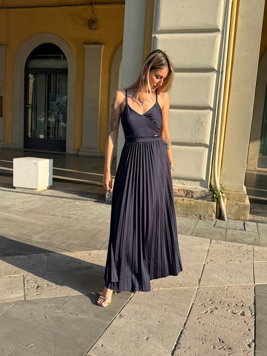 Abito cerimonia ac739 blu notte