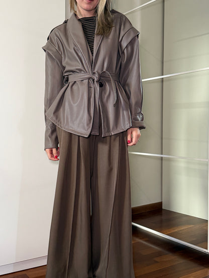 Pantaloni eleganti fango