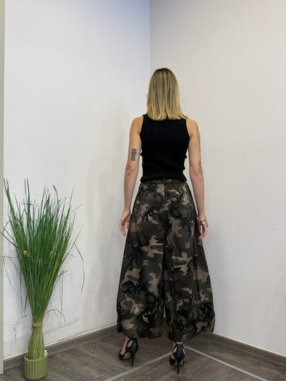 Pantaloni mimetici cotone