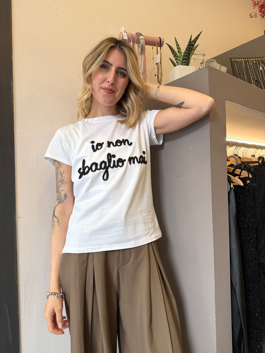 T-shirt IO NON SBAGLIO MAI
