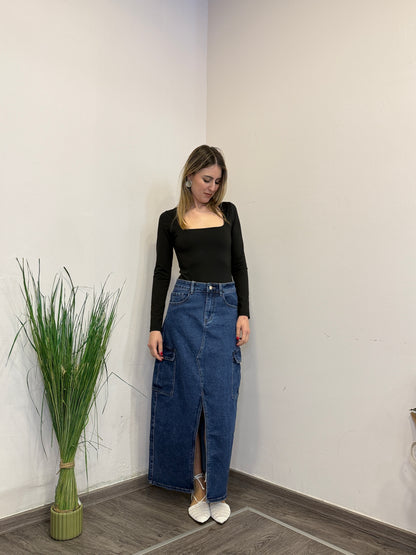 Body scollo quadrato