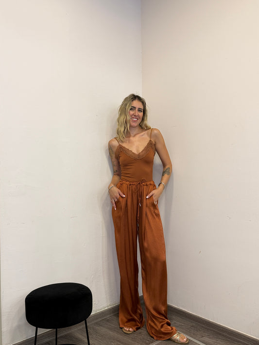 Pantaloni raso coulisse