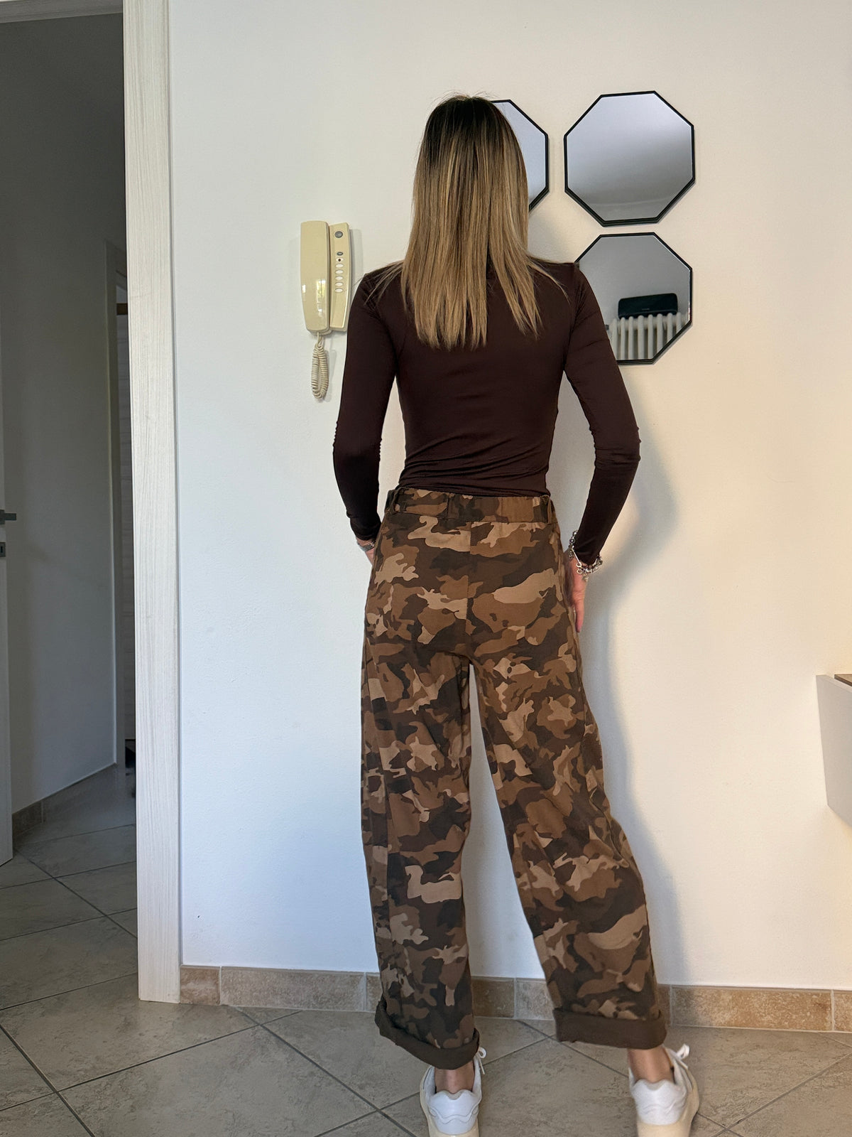 Pantaloni mimetici ovetto